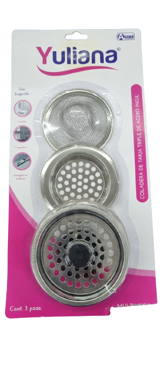 COLADERA PARA TAZA C/3 PZAS YUL