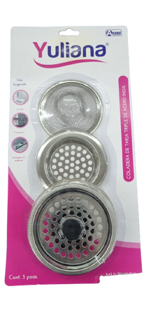 COLADERA PARA TAZA C/3 PZAS YUL