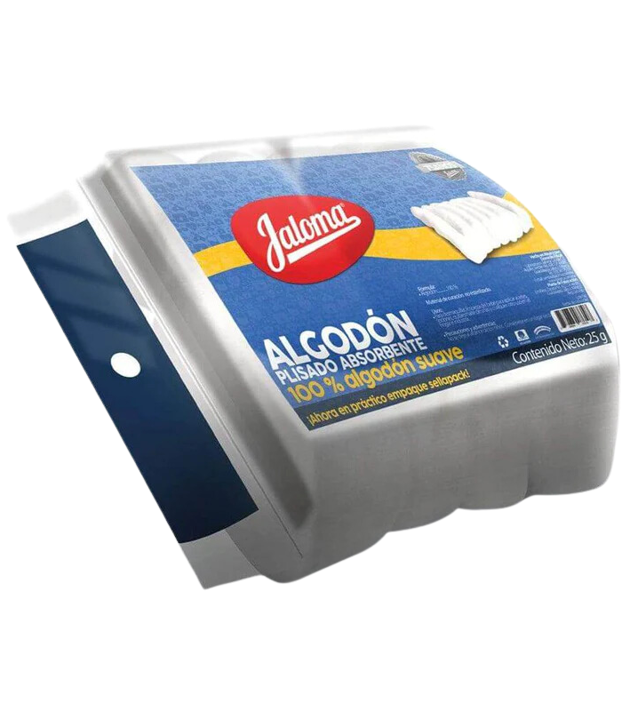 ALGODON PLISADO ABSORBENTE JALOMA 25GR
