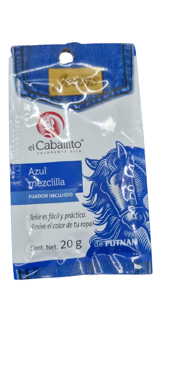 COLORANTE PARA ROPA EL CABALLITO AZUL