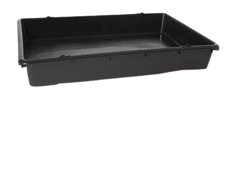 CHAROLA CHICA NEGRA 29X18 PLASTYMET