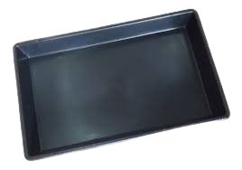 CHAROLA GRANDE NEGRA  60X37 PLASTYMET