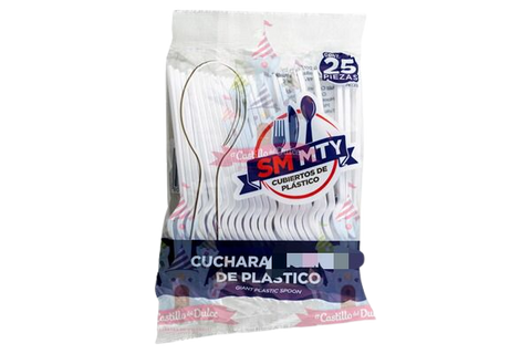 CUCHARA MEDIANA DE PLASTICO SM MTY 40/25