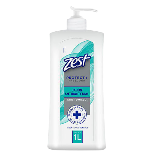 ZEST JABON ANTIBACTERIAL 1L