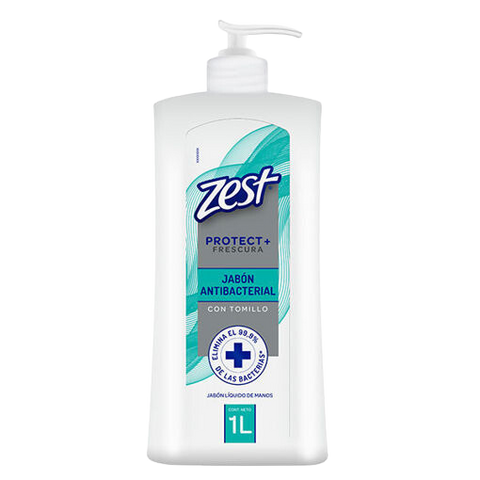 ZEST JABON ANTIBACTERIAL 1L