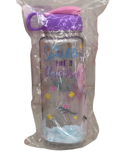 BOTELLA CUADRADA UNICORNIO ANDROMEDA