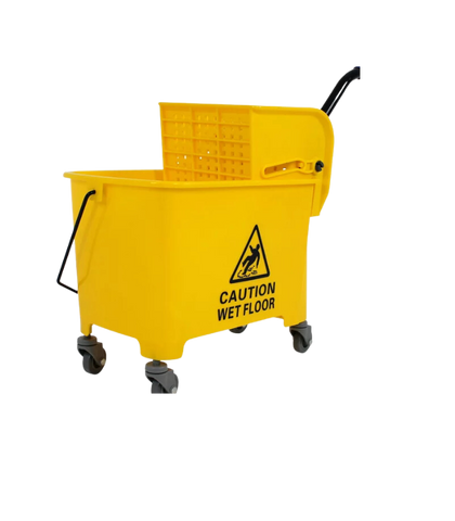 CUBETA AMARILLA CON PRENSA 20L