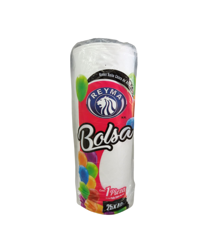 BOLSA EN ROLLO 25X40 REYMA TRASPARENTE