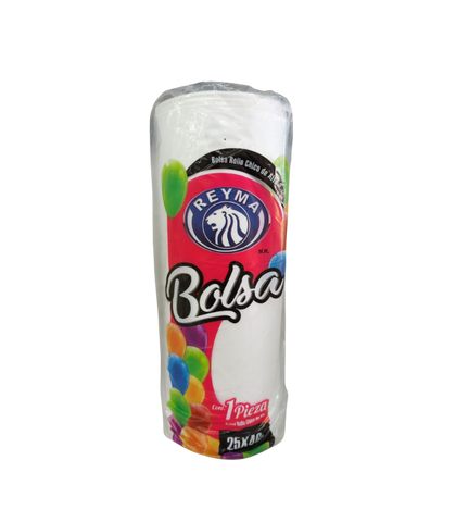 BOLSA EN ROLLO 25X40 REYMA TRASPARENTE