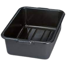 CHAROLA RESTAURANTERA NEGRA 43X53